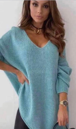 Mint asymmetric sweater